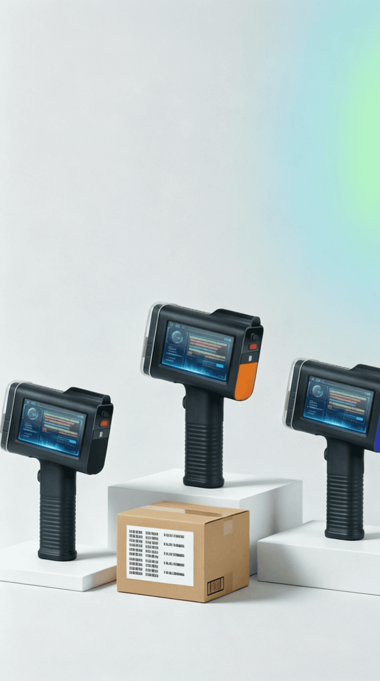 MobileMarking handheld inkjet printers with product packaging