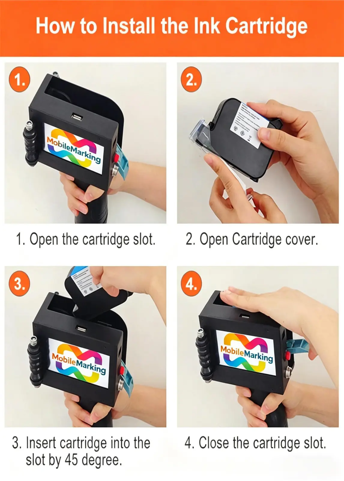 Industrial Handheld Inkjet Printer  Metal Body One-Item-One-Code Conveyor Ready, SKU 1680, product thumbnail 5