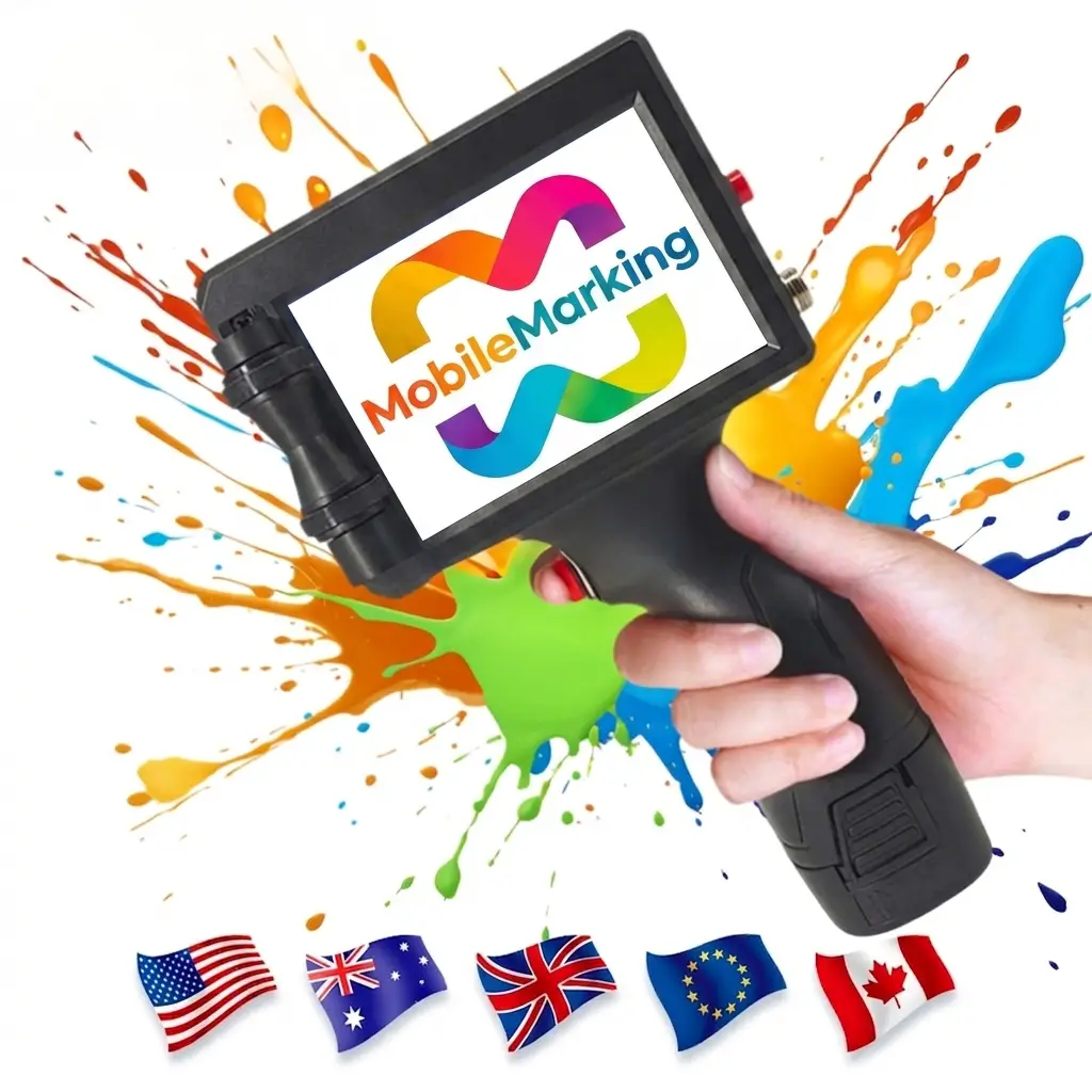 Compact Handheld Inkjet Printer No APP Needed, USB Image Import, 600 DPI, SKU 1691, product image